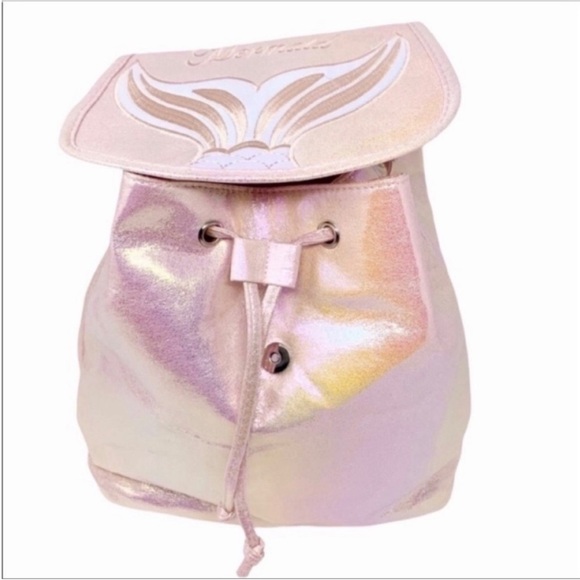 Iridescent Mermaid backpack NEW pink - Picture 2 of 8